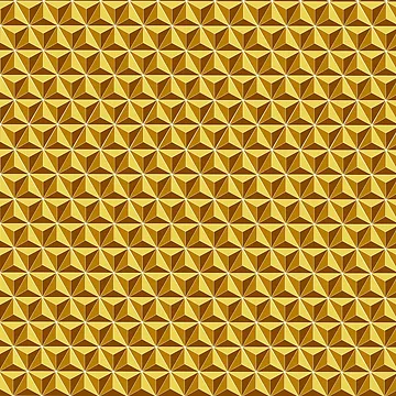 Artwork thumbnail, Gold Geometric Abstract Pattern by flashcompact