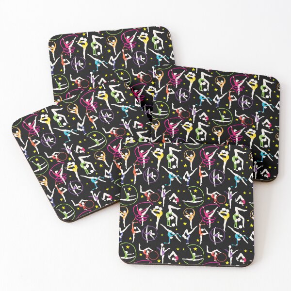 Item preview, Gymnast girl colorful Pattern - Acrobatic Gymnastics Girl designed and sold by NawalMagdy.