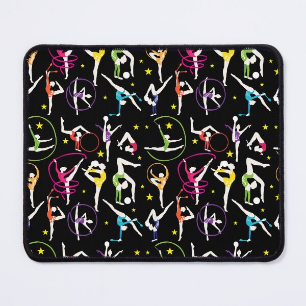 Item preview, Gymnast girl colorful Pattern - Acrobatic Gymnastics Girl designed and sold by NawalMagdy.
