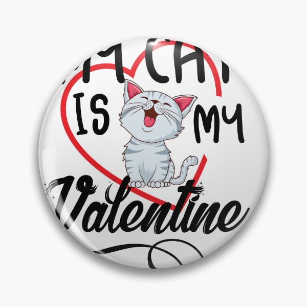 Artikelvorschau, Meine Katze ist mein Valentinsgruß entworfen und verkauft von Yakuzads.