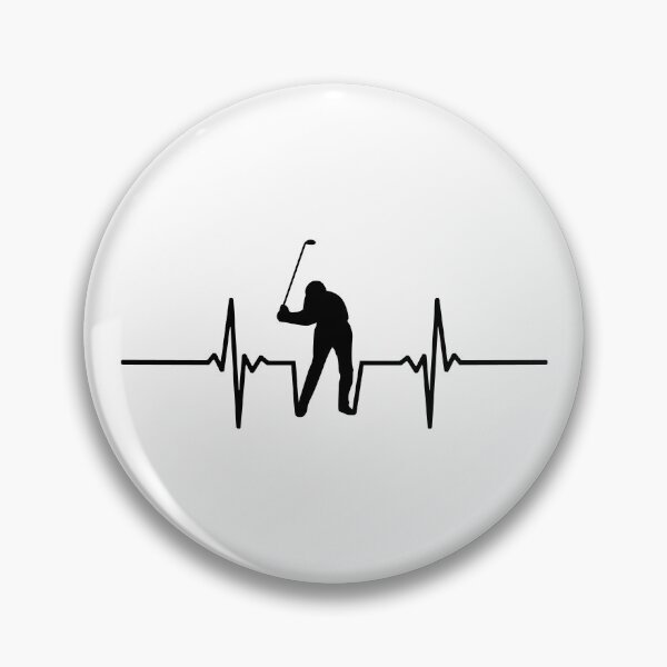 Item preview, lustige golfspieler zitieren - golf herzschlag 3 designed and sold by WangsArt.