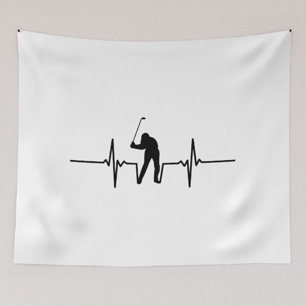 Item preview, lustige golfspieler zitieren - golf herzschlag 3 designed and sold by WangsArt.
