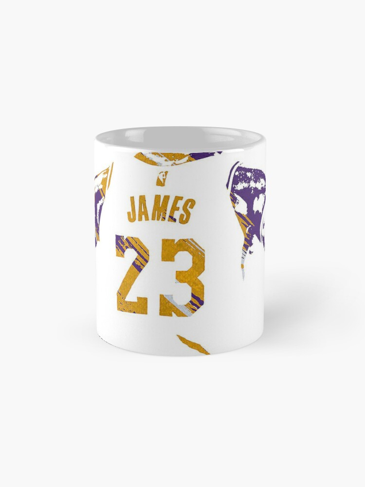 Lebron James Lakers Hat Ceramic Mug