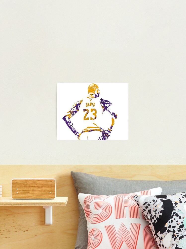 LeBron James Jersey Back  Art Print for Sale by GuuuExperience