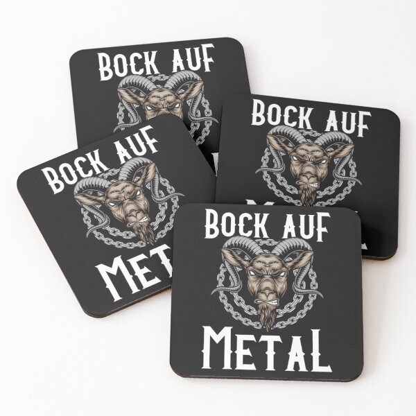 Item preview, Metal Fan Ziegenbock Wortspiel bock designed and sold by ClamenTaon.