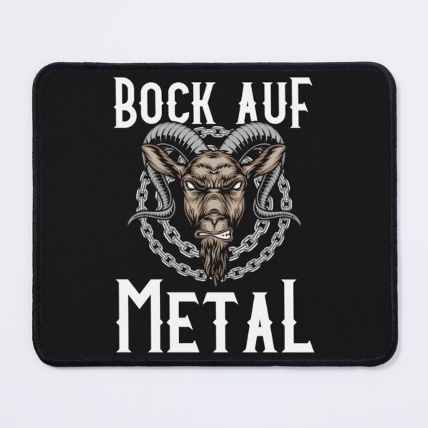 Artikel-Vorschau von Metal Fan Ziegenbock Wortspiel bock, designt und verkauft von ClamenTaon.