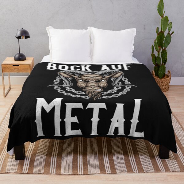 Item preview, Metal Fan Ziegenbock Wortspiel bock designed and sold by ClamenTaon.