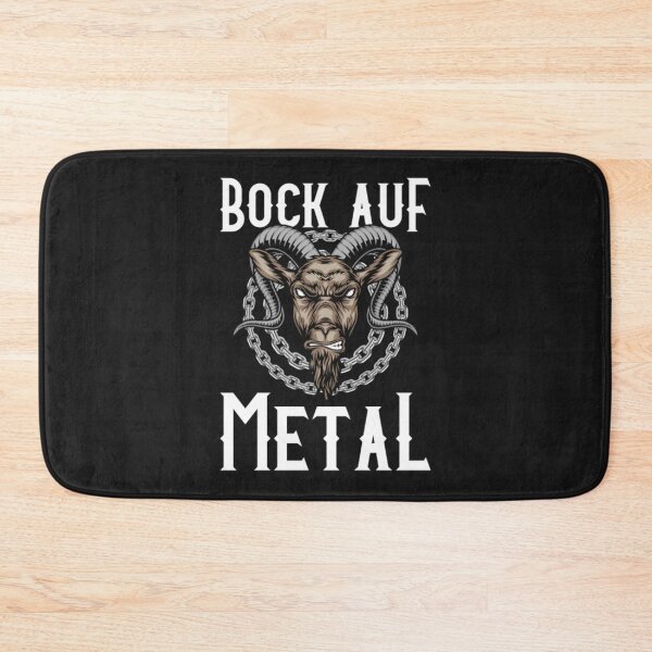 Item preview, Metal Fan Ziegenbock Wortspiel bock designed and sold by ClamenTaon.