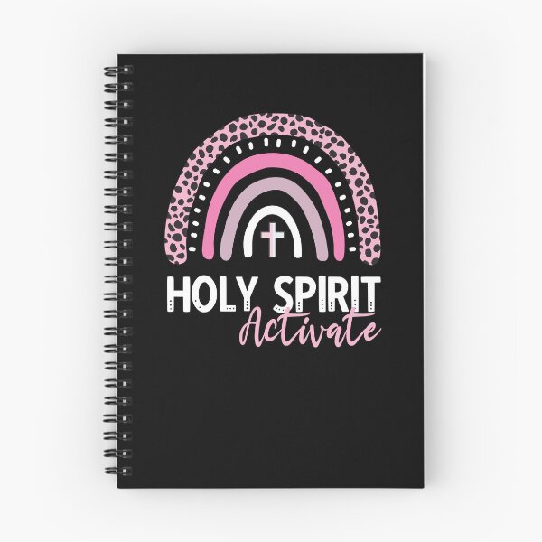 Item preview, Copy of Holy Spirit Activate Funny Christian Meme Pink Leopard Rainbow Cross designed and sold by Rabbitti.