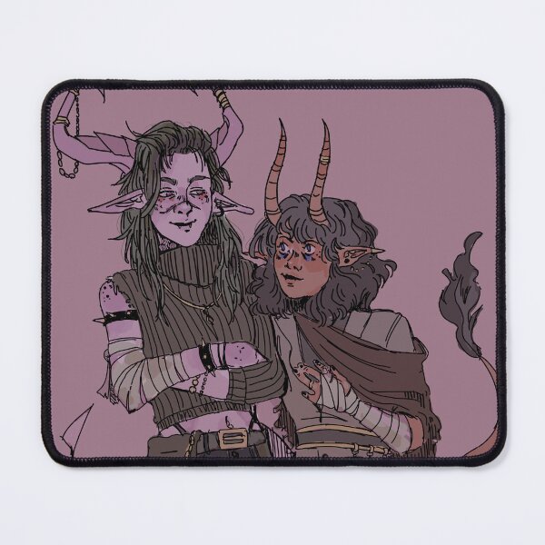 Item preview, tiefling lesbians (VERY IN LOVE) designed and sold by villvxn.