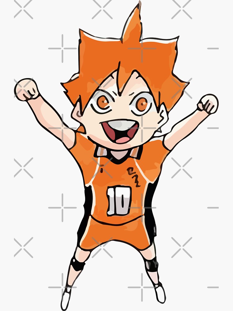 Haikyuu Hinata Sticker For Sale By Themadbrush Redbubble 5669