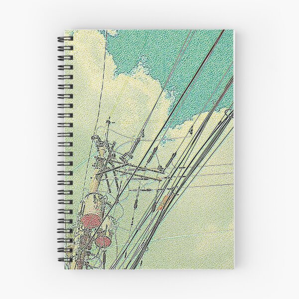 Item preview, Electric pole and blue sky mosaic designed and sold by noolook.
