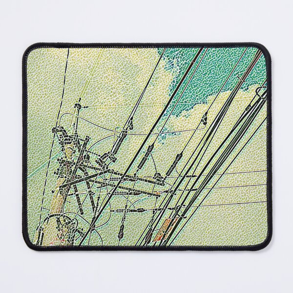 Item preview, Electric pole and blue sky mosaic designed and sold by noolook.