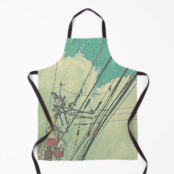 Item preview, Electric pole and blue sky mosaic designed and sold by noolook.