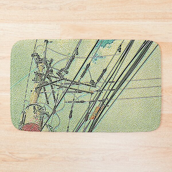 Item preview, Electric pole and blue sky mosaic designed and sold by noolook.