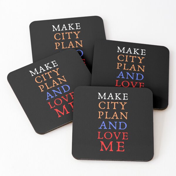 Item preview, Make city plan and love me urban planner valentines day gift designed and sold by kerimbayram.