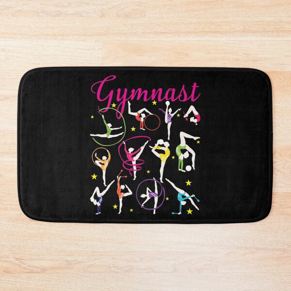 Item preview, Gymnast girl colorful Pattern - Acrobatic Gymnastics Girl designed and sold by NawalMagdy.