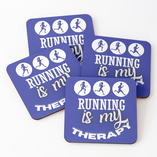 Item preview, Running is my Therapy designed and sold by maaitbahajjoub.