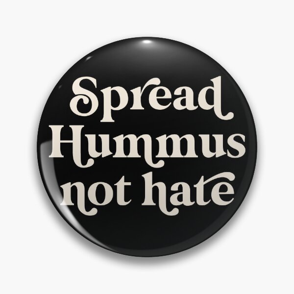Item preview, Spread Hummus not Hate White / Black designed and sold by Africanism.