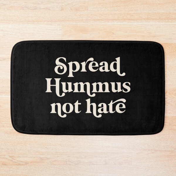 Item preview, Spread Hummus not Hate White / Black designed and sold by Africanism.