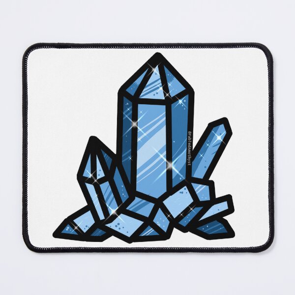 Item preview, Blue Sparkly Crystal Cluster designed and sold by FabledAmethyst.