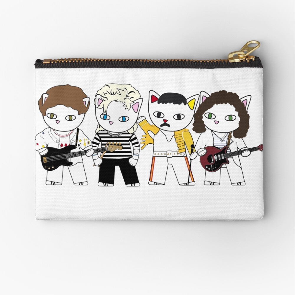 Meow rock band Zipper Pouch