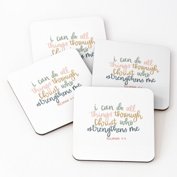 Item preview, Phillippians 4:13 designed and sold by Ashleigh Does Art Stuff.