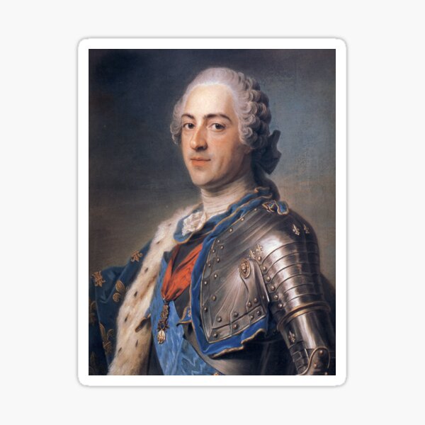 Item preview, Maurice Quentin de La Tour's Portrait of King Louis XV designed and sold by mosfunky.