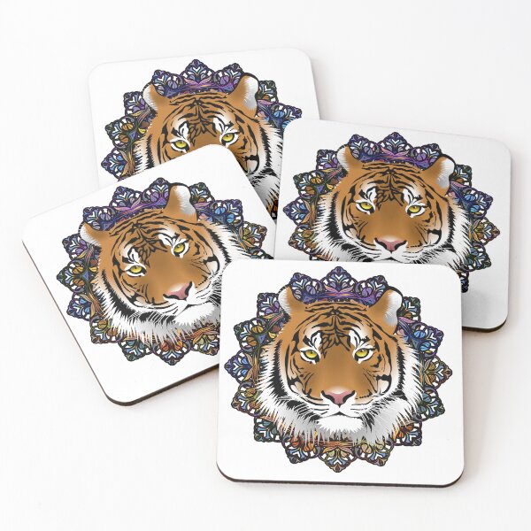 Item preview, Tiger With Flowers Lunar New Year designed and sold by The Sticker Place.