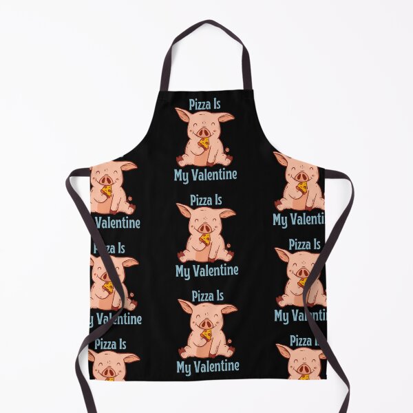 Item preview, Pizza is my Valentine, Funny Pig Eating Pizza Valentine's Day Design designed and sold by Auntieck.