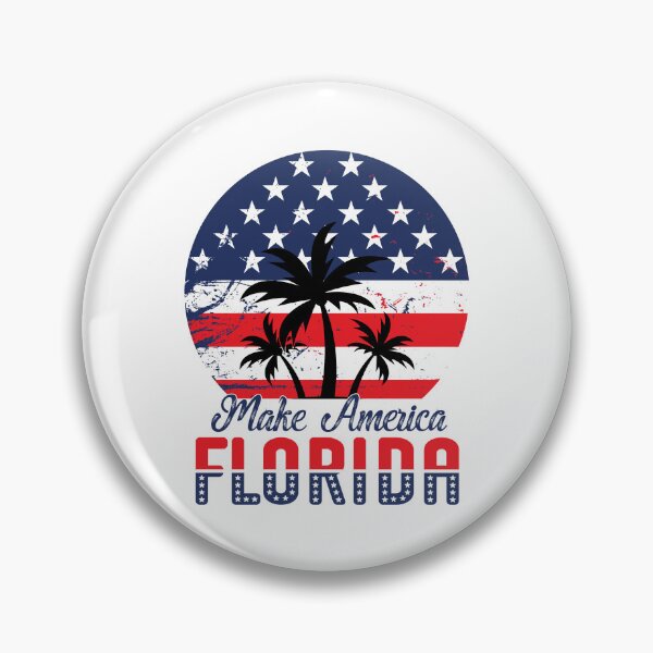 Artikelvorschau, Stellen Sie lustige USA-Flaggen-Stripes-Palme-T-Shirt Amerikas Florida die Hauptrolle entworfen und verkauft von Rabbitti.