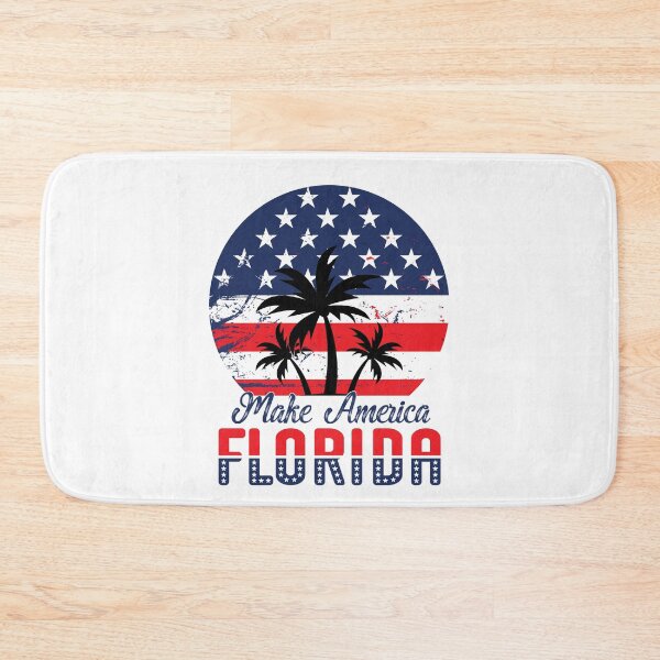 Item preview, Make America Florida Funny USA Flag Stars Stripes Palm Trees T-Shirt designed and sold by Rabbitti.