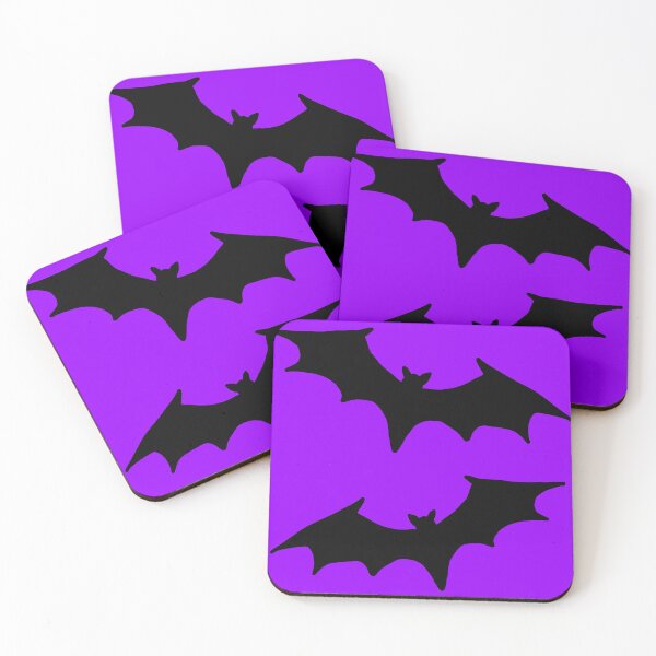 Item preview, Bright Purple and black bat print designed and sold by DemonicGloom.
