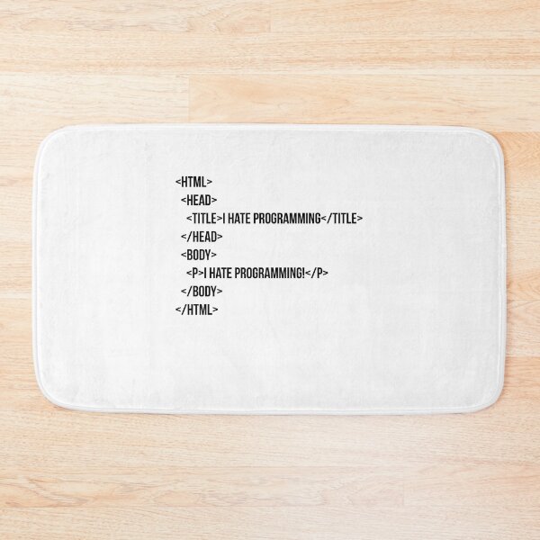 Item preview, i hate programming - funny designed and sold by vooART.