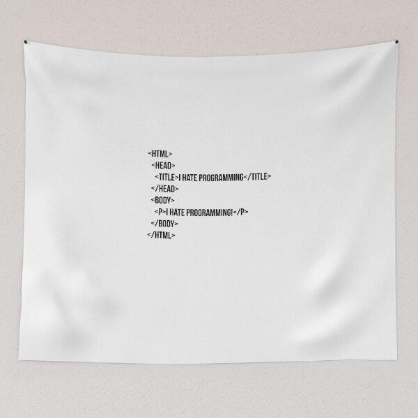 Item preview, i hate programming - funny designed and sold by vooART.
