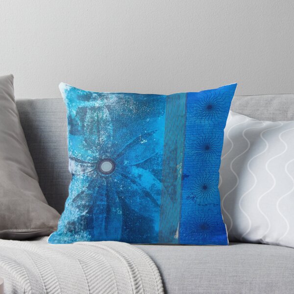 Item preview, Blue Flower Abstract Art designed and sold by Project182500.