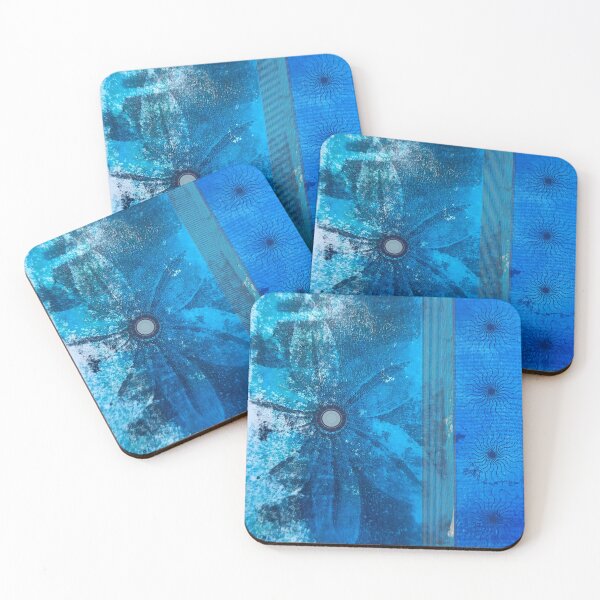Item preview, Blue Flower Abstract Art designed and sold by Project182500.
