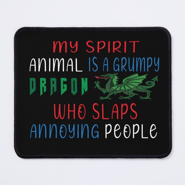 Item preview, My Spirit Animal Is A Grumpy Dragon Who Slaps Annoying People Shirt, Funny Dragon Shirt, Dragon Lovers Shirt, Animal, Dragon Shirt designed and sold by MIAMI--STORE.