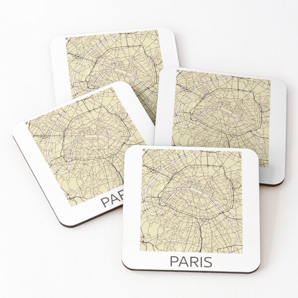 Item preview, Paris City Map designed and sold by PulsePassion.