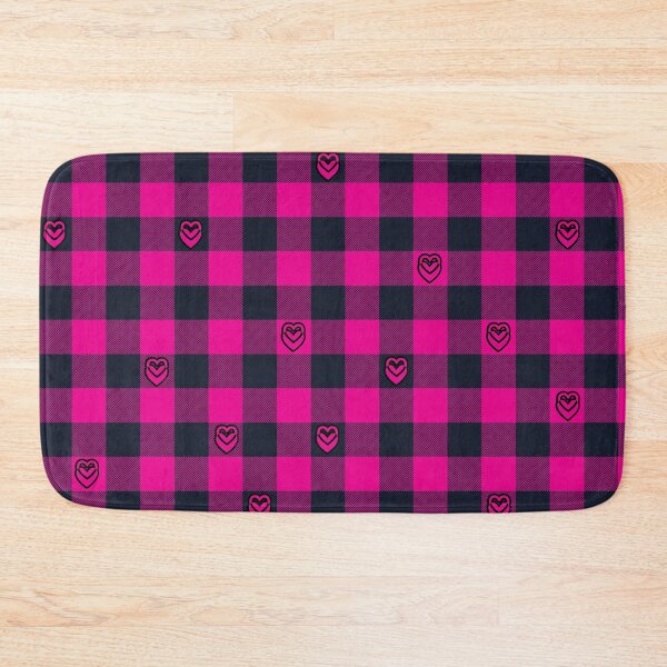 Item preview, Coupled Hearts Plaid with Pink 'n Black designed and sold by CoffeeWires.