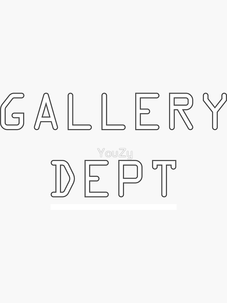 Gallery Dept Cute Gallery Dept Sticker For Sale By Youzy Redbubble