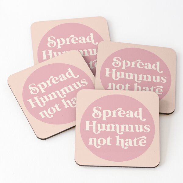 Item preview, Spread Hummus not Hate White / Rose designed and sold by Africanism.