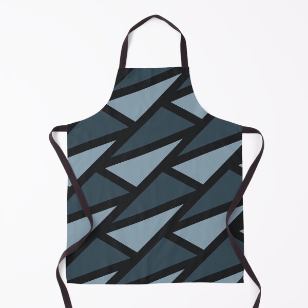 Item preview, Geometric Triangle Pattern in Shades of Blue and Black designed and sold by thesnowwhyte.