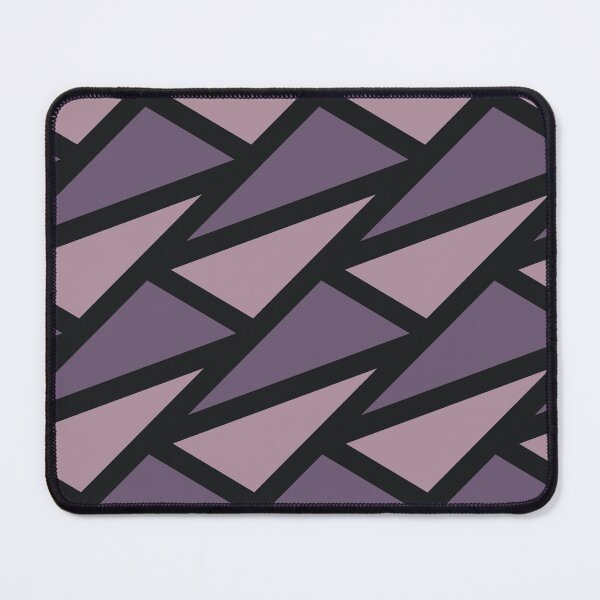 Item preview, Geometric Triangle Pattern in Shades of Purple and Black designed and sold by thesnowwhyte.