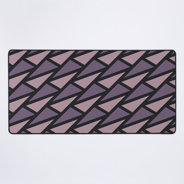 Item preview, Geometric Triangle Pattern in Shades of Purple and Black designed and sold by thesnowwhyte.