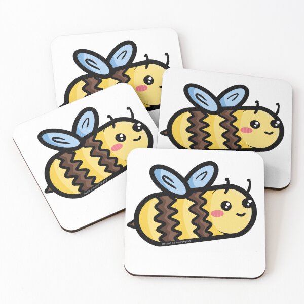 Item preview, Blushing Bee Cartoon Design designed and sold by FabledAmethyst.