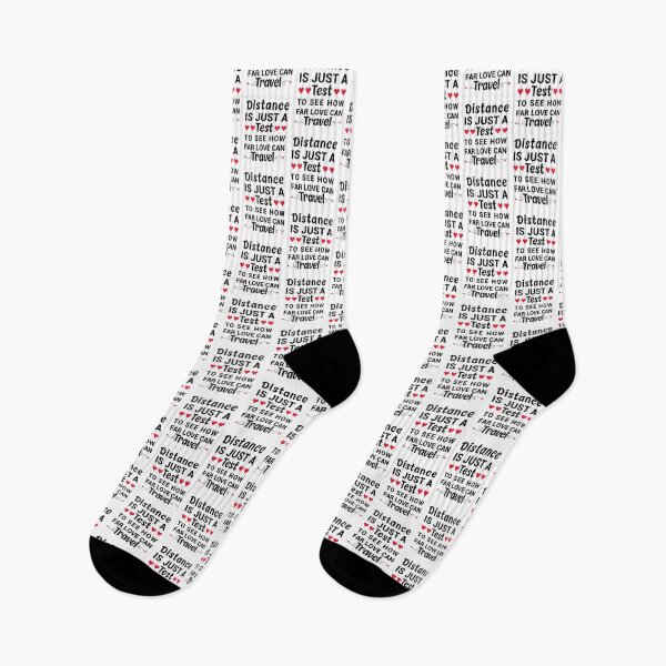 Item preview, Distance Is Just A Test To See How Far Love Can Travel - Long Distance Relationship Quotes designed and sold by T-shirt For You.