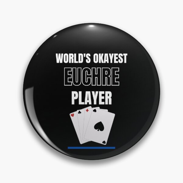 Item preview, worlds okayest euchre player card games designed and sold by Jeangel97.