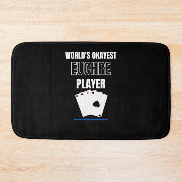 Item preview, worlds okayest euchre player card games designed and sold by Jeangel97.