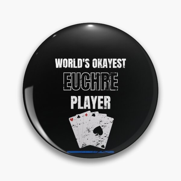 Item preview, worlds okayest euchre player card games Retro Vintage designed and sold by Jeangel97.